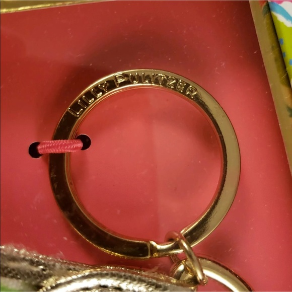 New Lilly Pulitzer key fob in “pink lemonade” - Picture 3 of 3